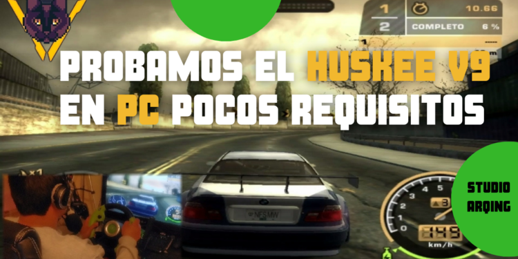 VOLANTE HUSKEE V9 en PC pocos requisitos