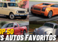 Top 50 autos favoritos