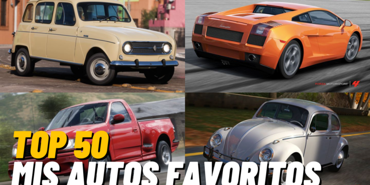 Top 50 autos favoritos