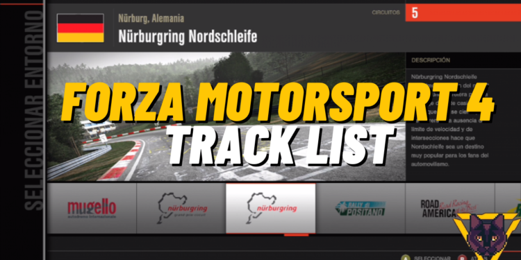 Forza Motorsport 4 -listados de videojuegos